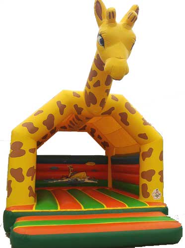 Eyecatcher Hüpfburg Giraffe - Hüpfburg die Imposante